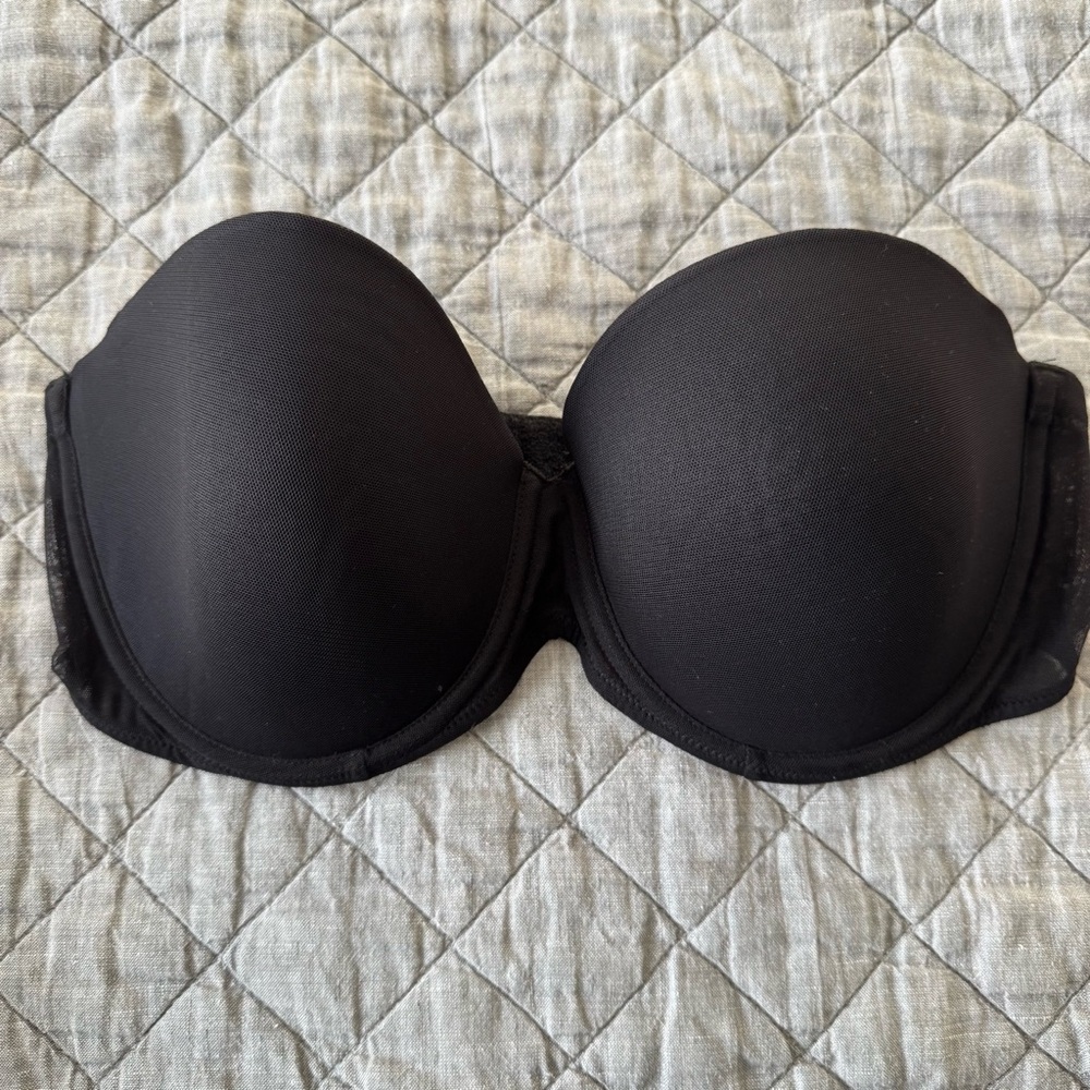 Natori Black Strapless Bra